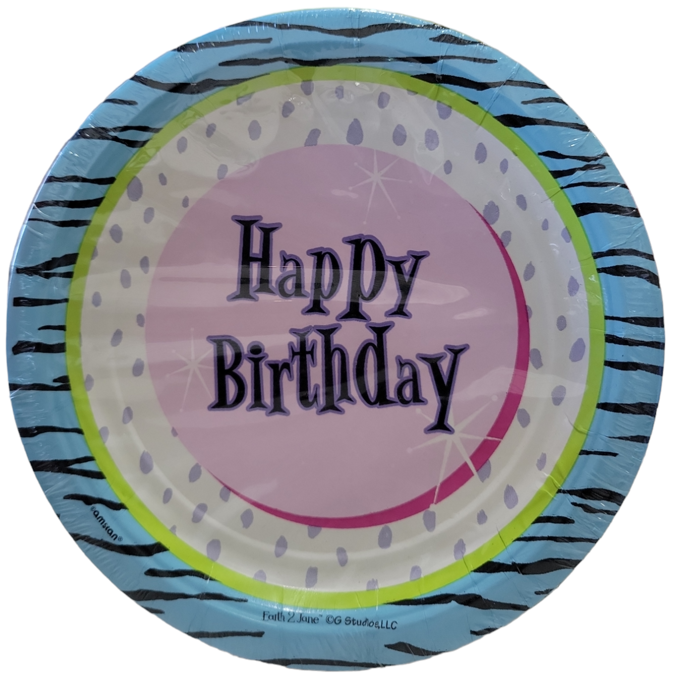 Girls Club Happy Birthday 7" Paper Plate 8ct