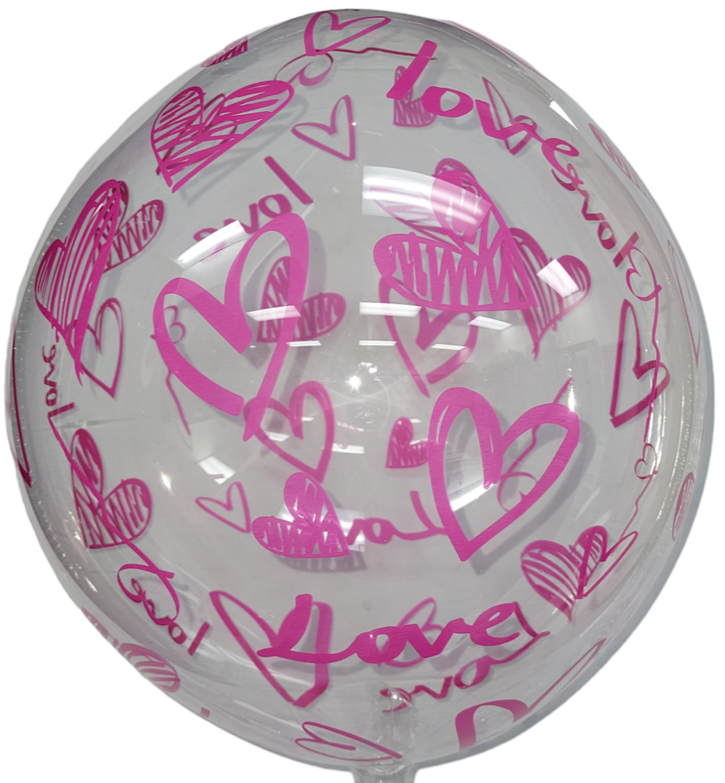 Winner Party 18" Love Bubble Balloon