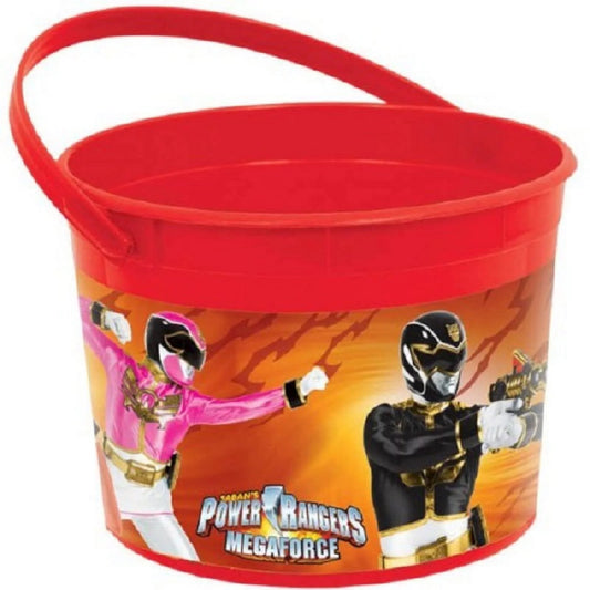 Power Rangers Mega Force Favor Container Buckets 4.5in Tall