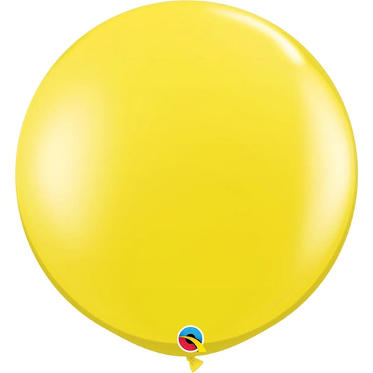 Qualatex 3ft Citrine Yellow Latex Balloon 2ct