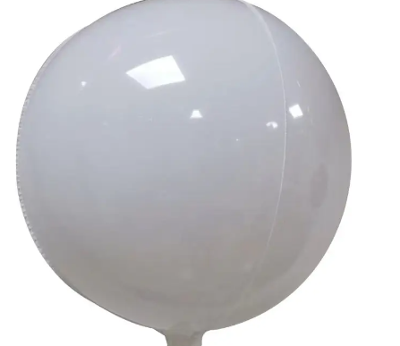 Winner Party 34" White 4D Balloon