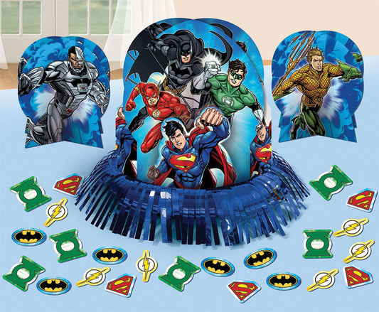 Amscan Justice League Table Decor Kit