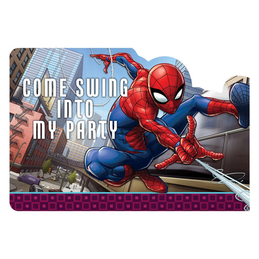 Spider-Man Webbed Wonder Invitations 8ct