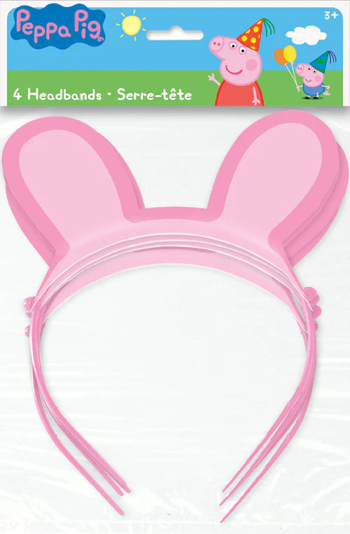 Peppa Pig paper Headband 4ct