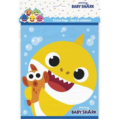 Baby Shark Loot Bags 8ct