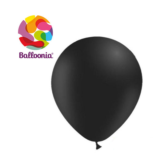Balloonia 10" Latex Black 100ct