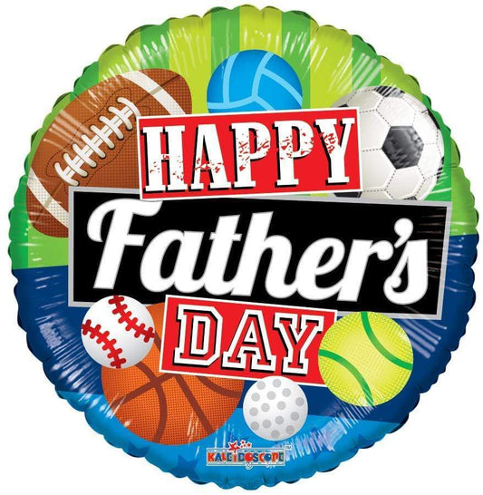 ConverUSA 18" Happy Father's Day Sports Gellibean Balloon