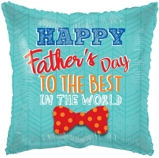 ConverUSA 18" Happy Father's Day To The Best In The World Balloon- Flat