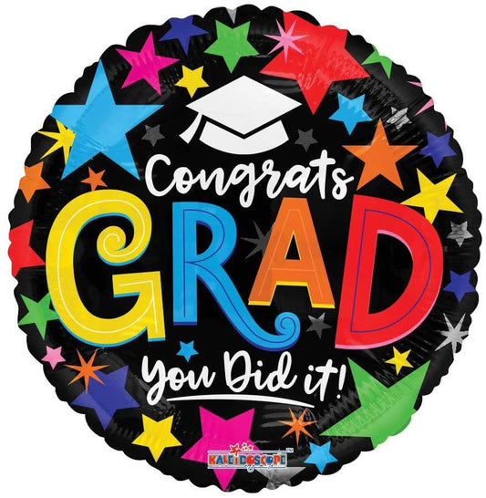 ConverUSA 18" Congrats Grad You Did It! Balloon-Flat