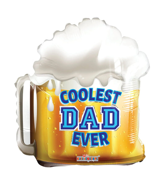 ConverUSA 18" Coolest Dad Ever Beer Balloon-Flat