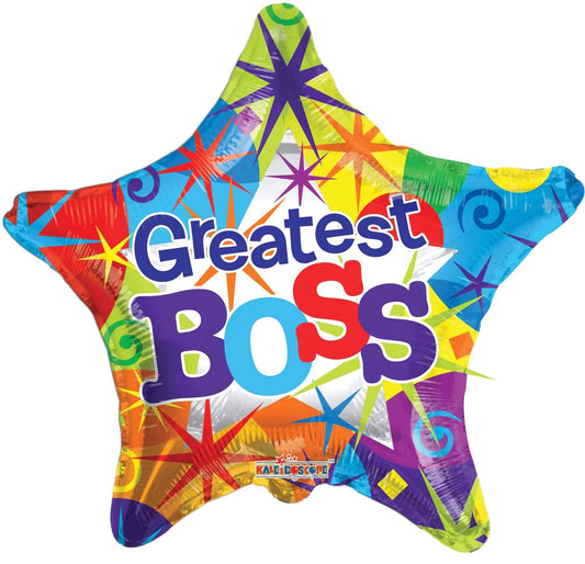 ConverUSA 18" Greatest Boss Star Balloon