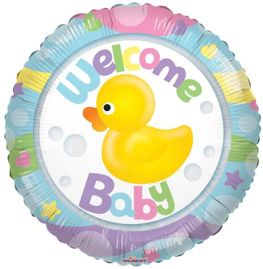 ConverUSA 18" Welcome Baby Rubber Duck Clearview Balloon
