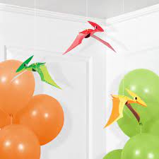 Hanging Cutouts Dino Party 3ct