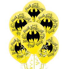 Batman 12" Latex Balloons 6ct