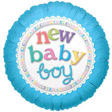 ConverUSA 18" New Baby Boy Balloon