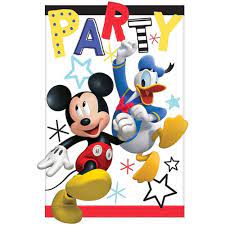 Mickey On the Go Postcard Invitations 8ct