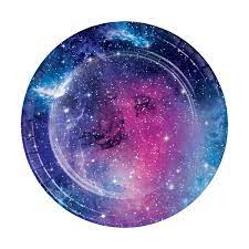 Galaxy Party 9" Paper Plates 8ct