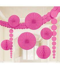 Pink Room Decoration Kit 9pc