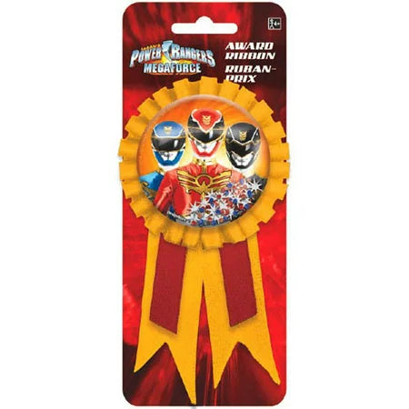 Power Rangers Megaforce Confetti Pouch Award Ribbon