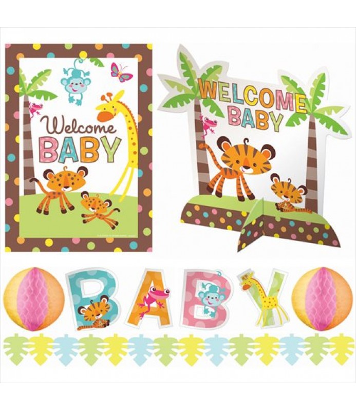 Fisher Price Baby Shower Room Decorating Kit (10pc)