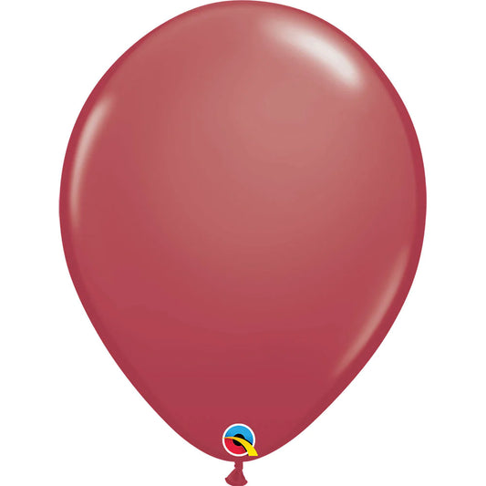 Qualatex 16" Cranberry Latex Balloons 50ct