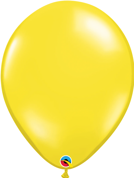 Qualatex 16" Citrine Yellow Latex Balloons 50ct