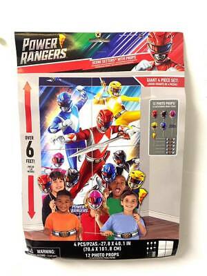 Power Rangers Classic Scene Setters with 12 Photo Props