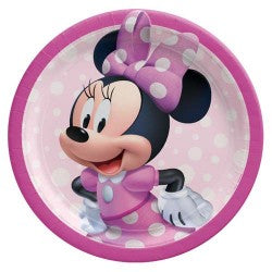 Amscan Minnie Mouse 9" Plate 8ct