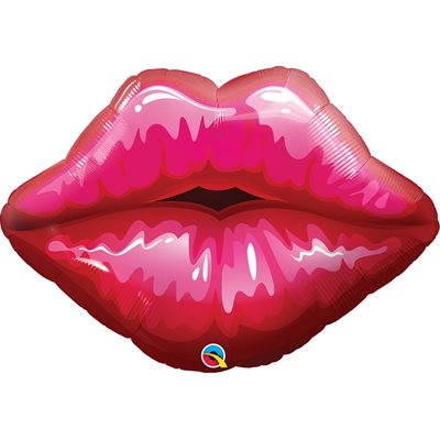 Qualatex 30" Big Red Kissey Lips Balloon
