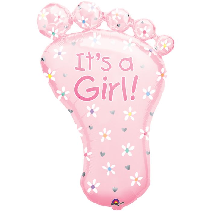 Anagram 32" It's A Girl Foot Balloon