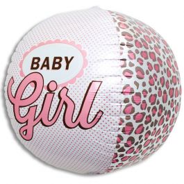 NorthStar 17" Baby Girl Sphere Balloon