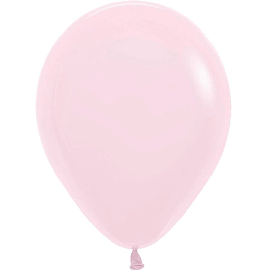Sempertex 5" Latex Pastel Matte Pink 100ct