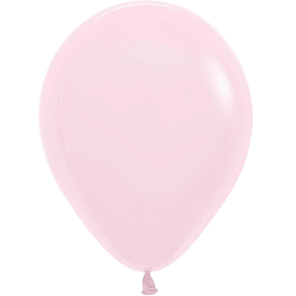 Sempertex 11" Latex Pastel Matte Pink 100ct