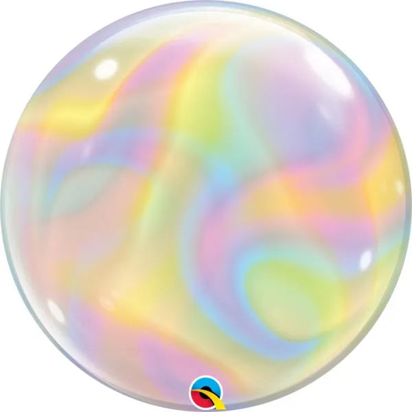 Qualatex 22" Iridescent Swils Bubble balloon