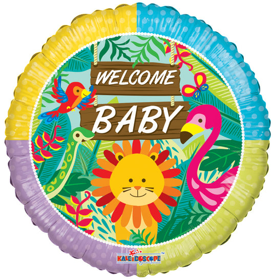Conver USA 18" Welcome Baby Jungle Balloon