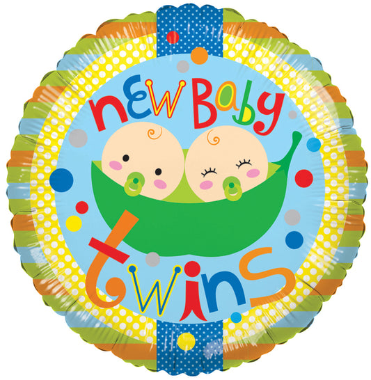 Conver USA 18" New Baby Twins Balloon