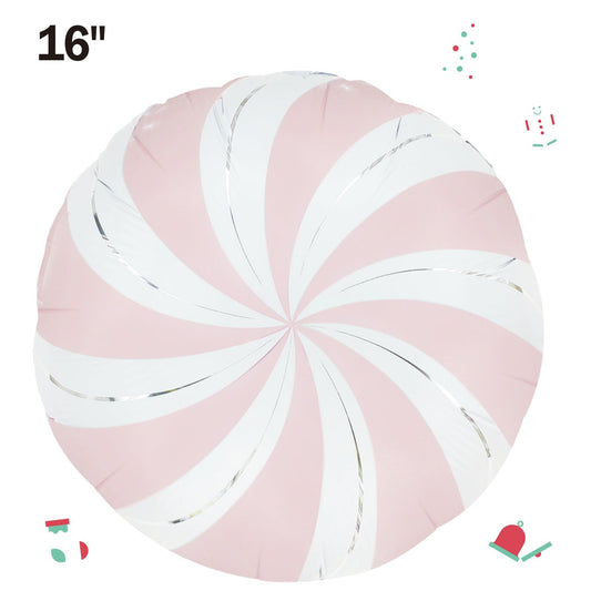 Winner Party 16" Pastel Pink Candy Foil Balloon