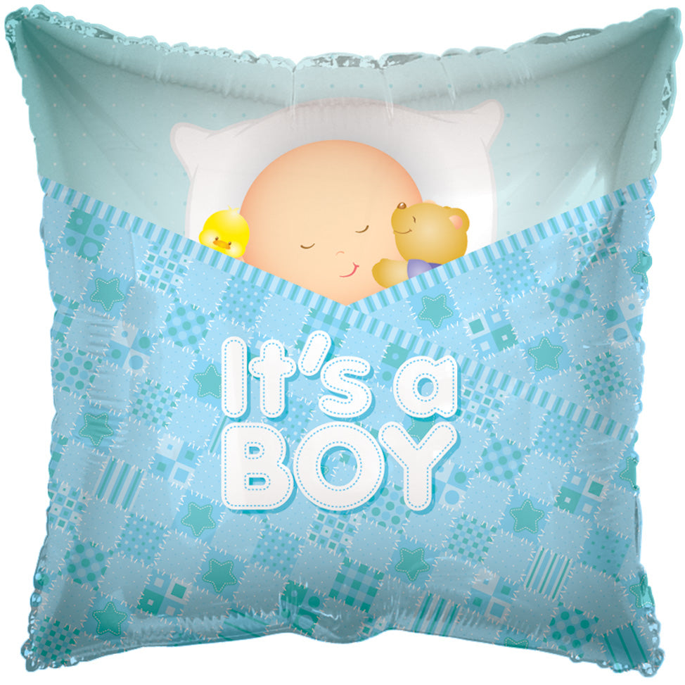 Conver USA 18" Baby Boy Sleeping Square Balloon