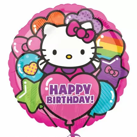 Anagram 18" Hello Kitty Happy Birthday Balloon