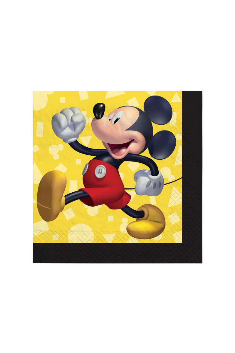 Amscan Mickey Mouse Beverage Napkins 16ct