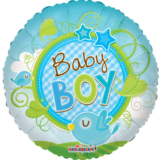 Conver USA 18" Baby Boy Bird Clear View Balloon