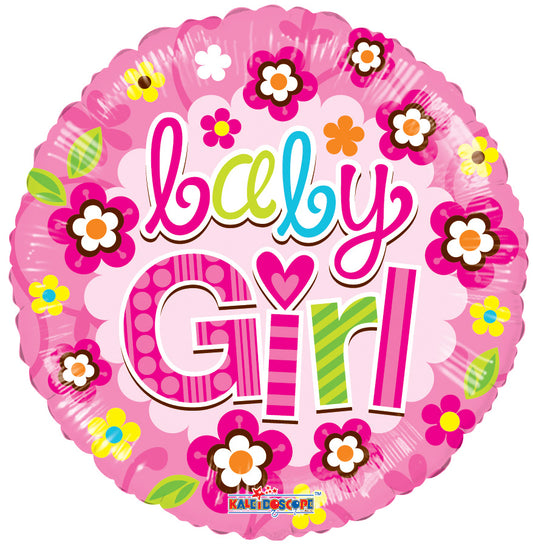 ConverUSA 18" Baby Girl Flower Balloon