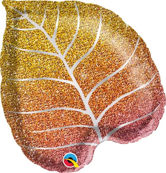 Qualatex 21" Fall Glittergraphic Ombre Leaf