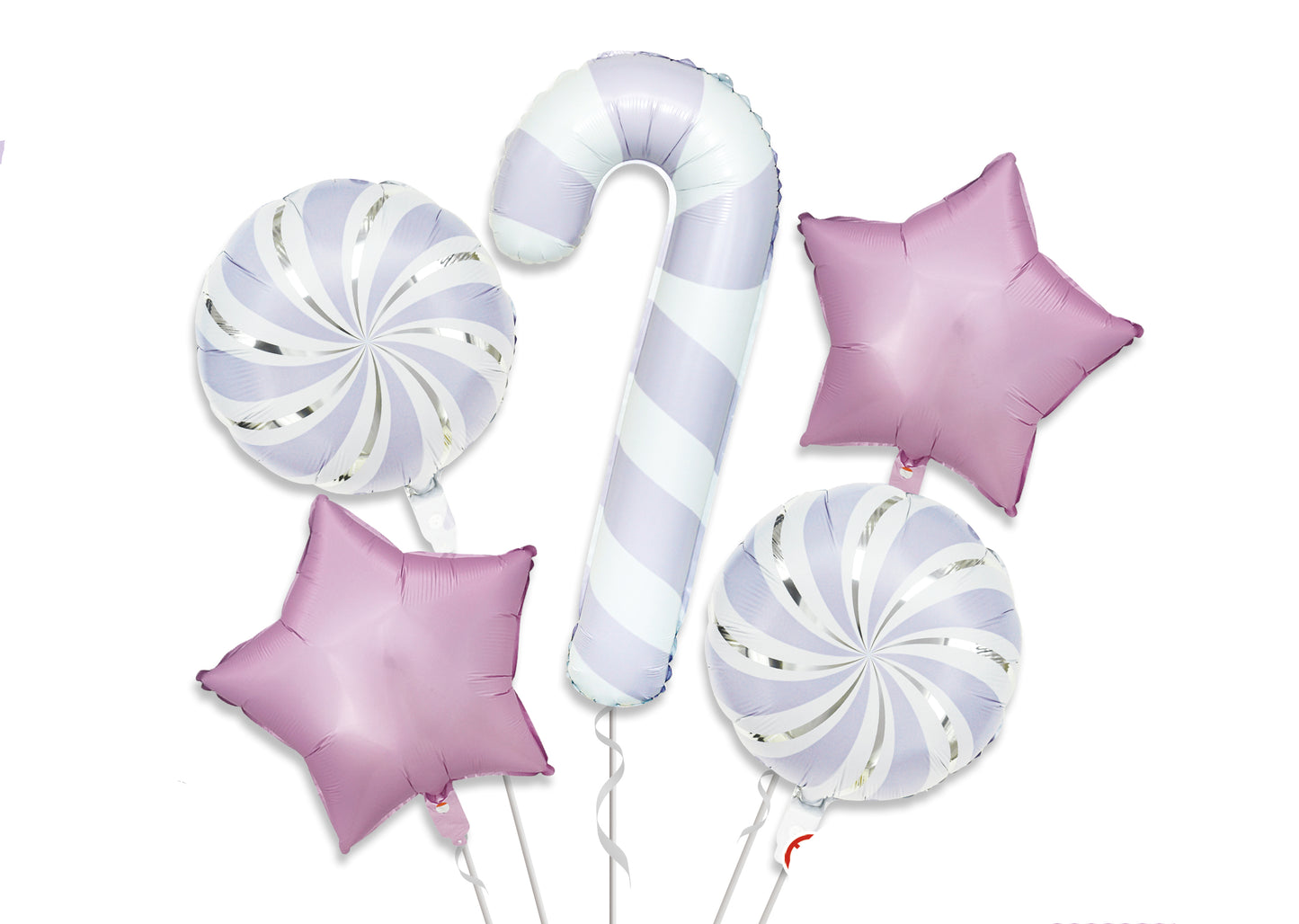 Winner Party Candy Lavender Balloon Bouquet 5pc