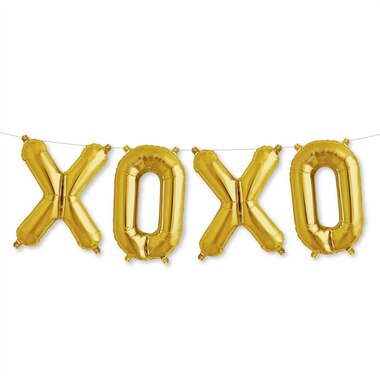 NorthStar 16" XOXO Gold Balloon Kit