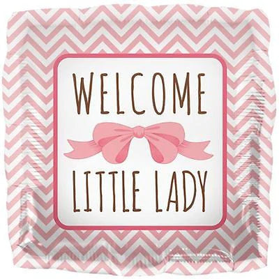 NorthStar 18" Welcome Little Lady Balloon
