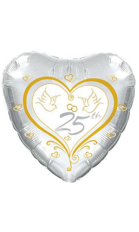 CTI 18" Anniversary Heart Balloon
