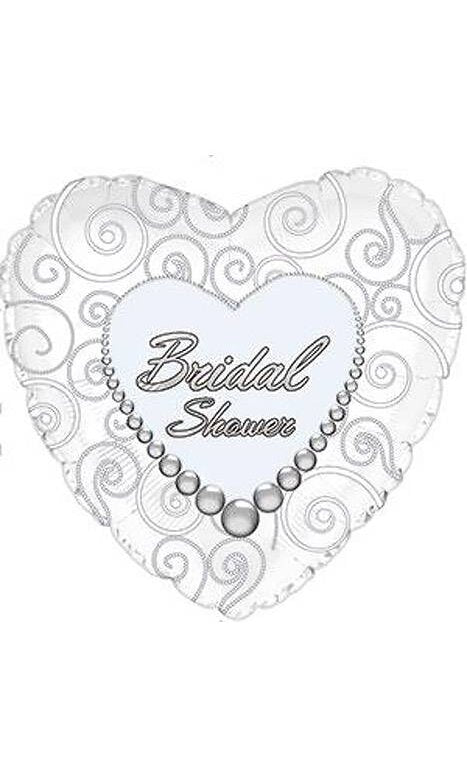 CTI 17" Bridal Shower Heart Balloon
