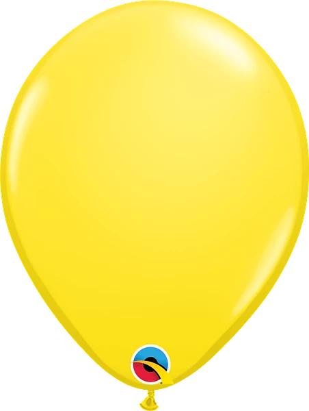 Qualatex 5" Latex Balloon - Yellow - 100ct