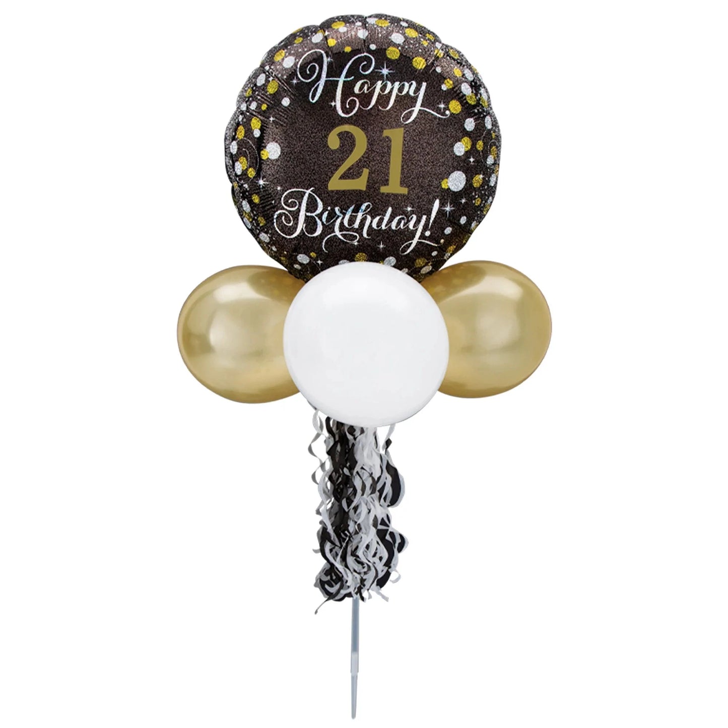 Amscan 62" Happy 21 Birthday Yard Kit Balloons 31pcs